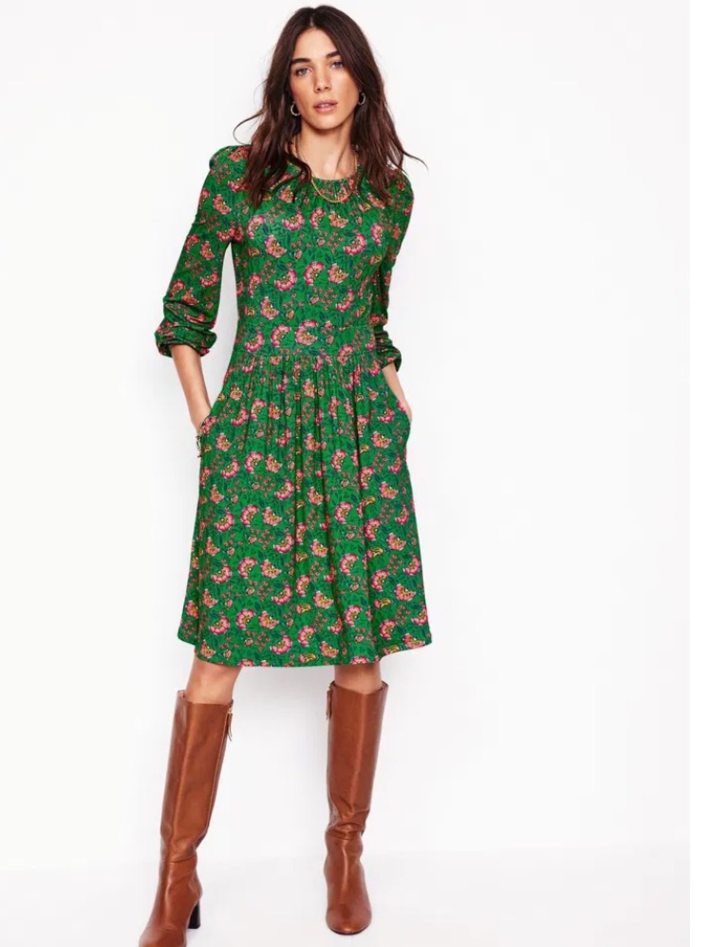 BODEN
Alexandra Blouson Jersey
Dress